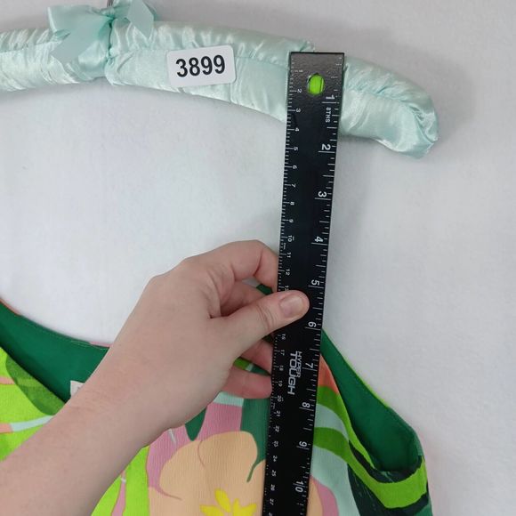 NWOT Eliane Rose Womens Tropical Summer Print Tunic Tank SZ S Side Slits Lined - Picture 7 of 16